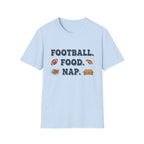 Football Food Snap Funny T-Shirt