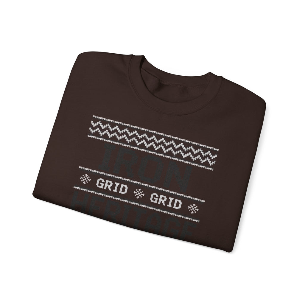 Iron Grid Grid Holiday Crewneck Sweatshirt