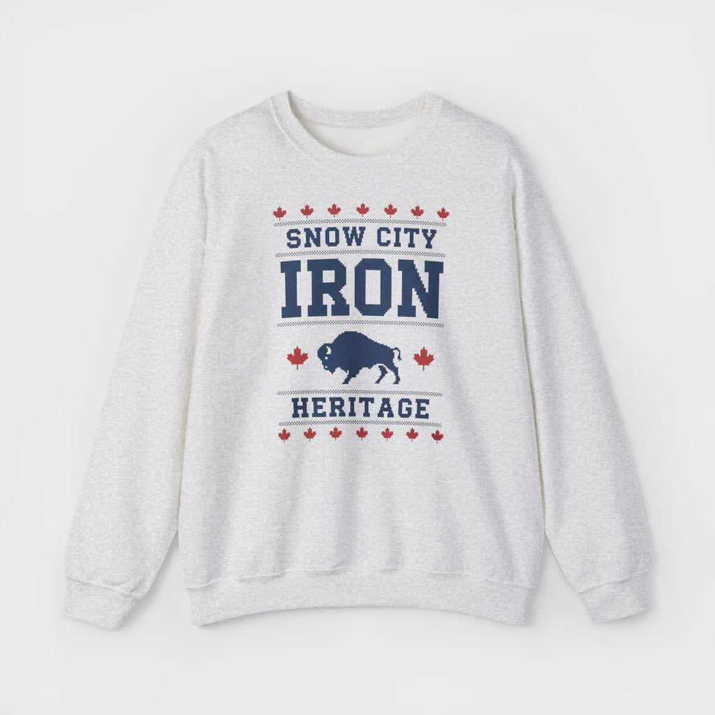 Snow City Iron Holiday Crewneck Sweatshirt