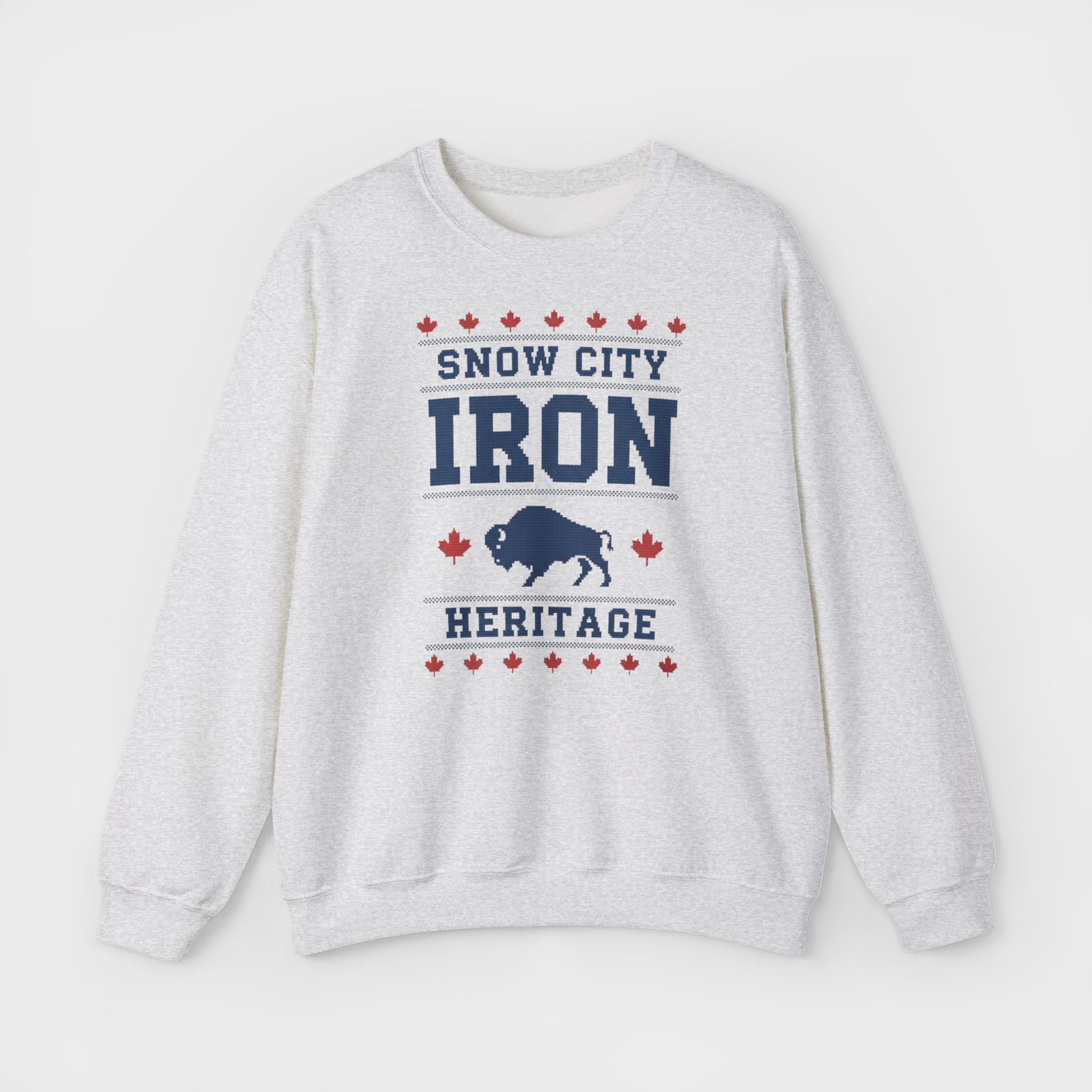 Snow City Iron Holiday Crewneck Sweatshirt