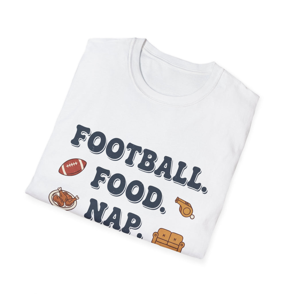 Football Food Snap Funny T-Shirt