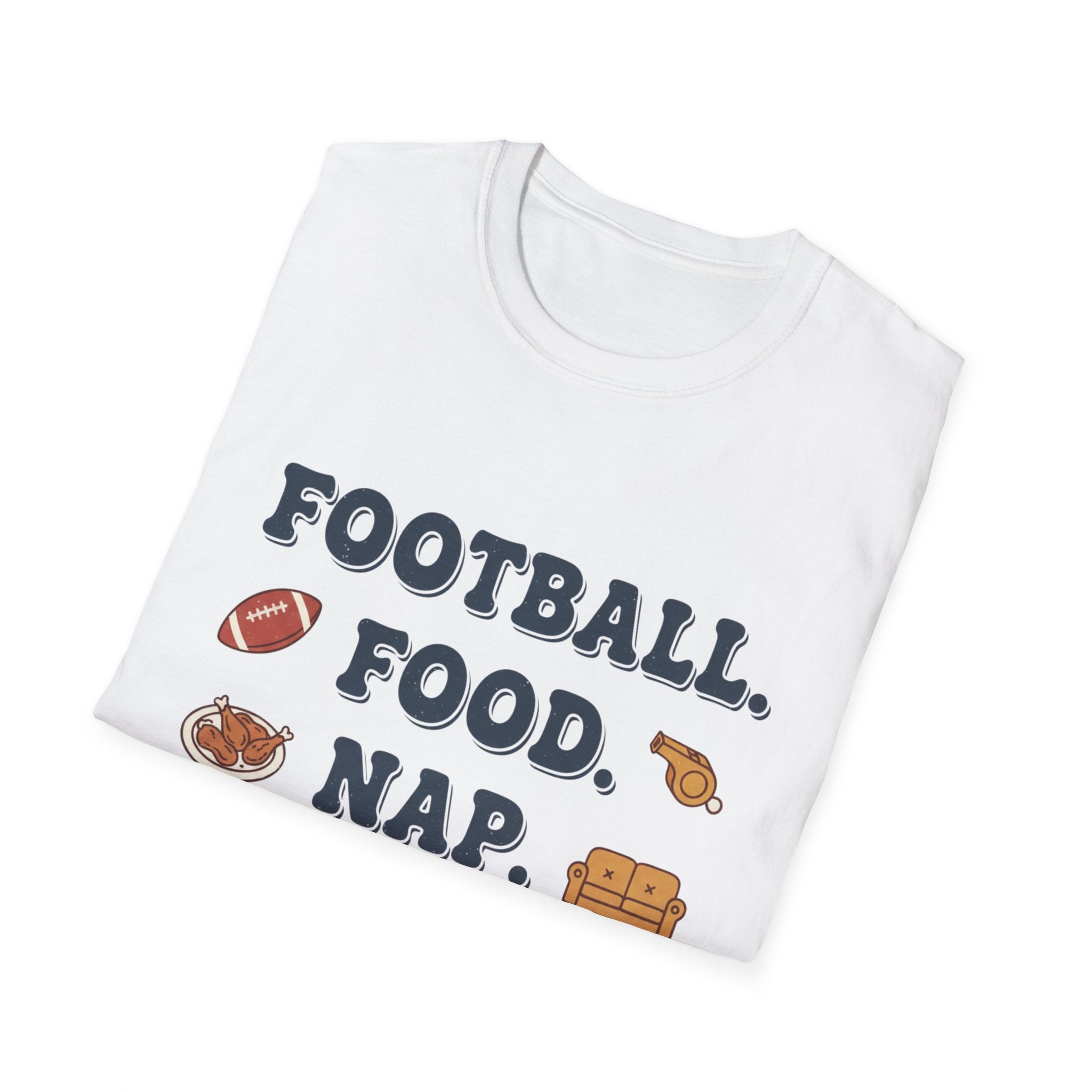 Football Food Snap Funny T-Shirt