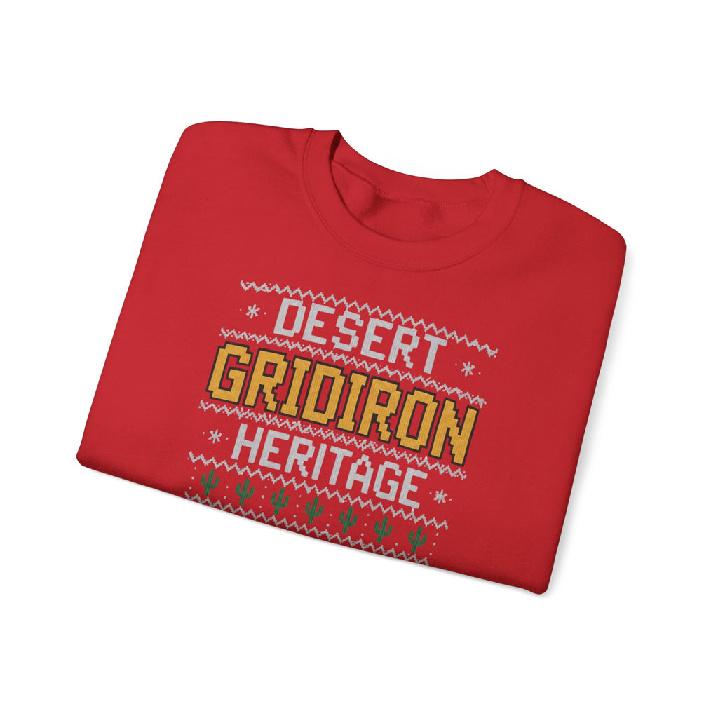 Desert Gridiron Heritage Christmas Holiday Crewneck Sweatshirt