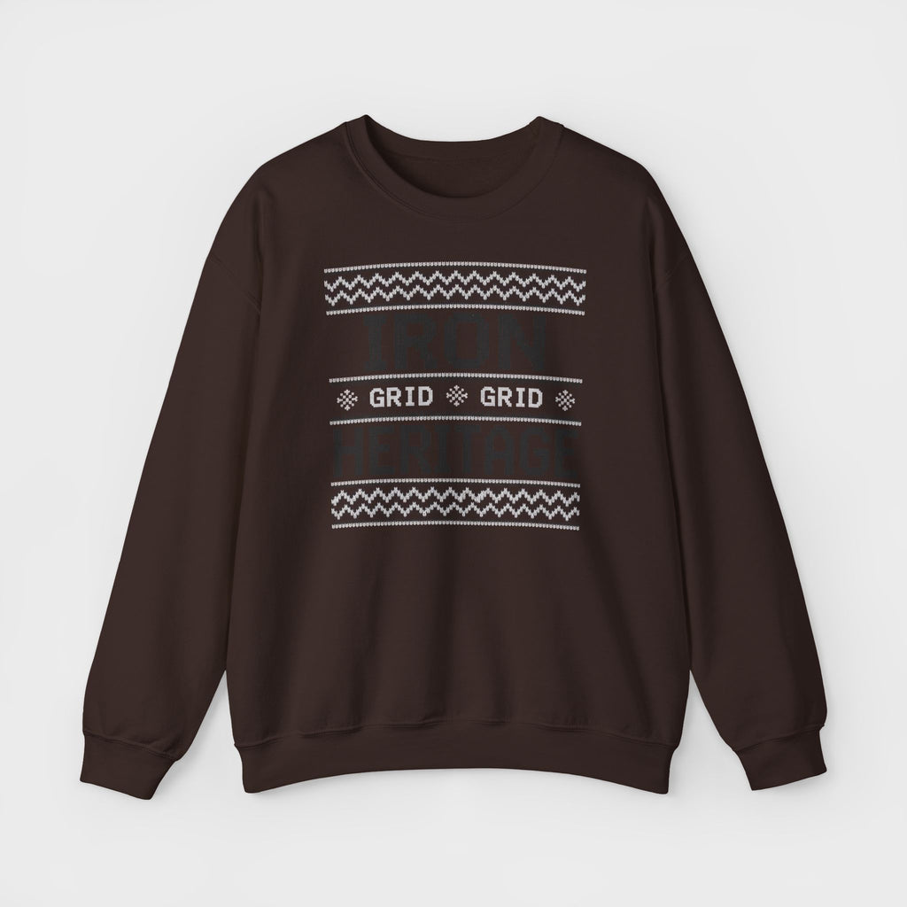 Iron Grid Grid Holiday Crewneck Sweatshirt