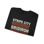 Stripe City Holiday Crewneck Sweatshirt