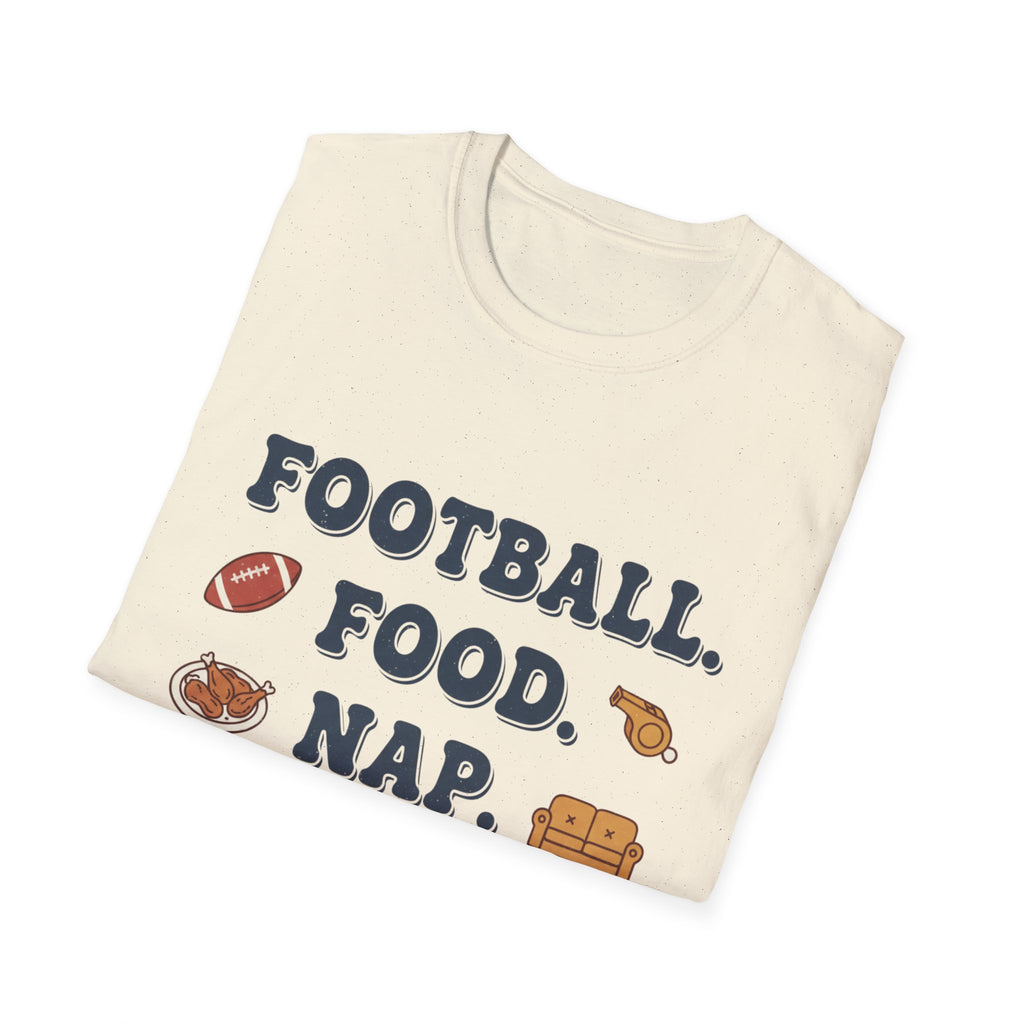 Football Food Snap Funny T-Shirt