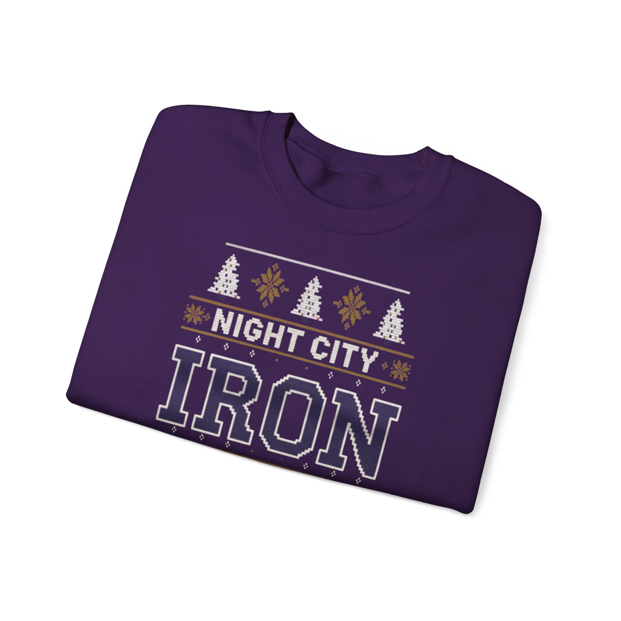 Night City Holiday Crewneck Sweatshirt