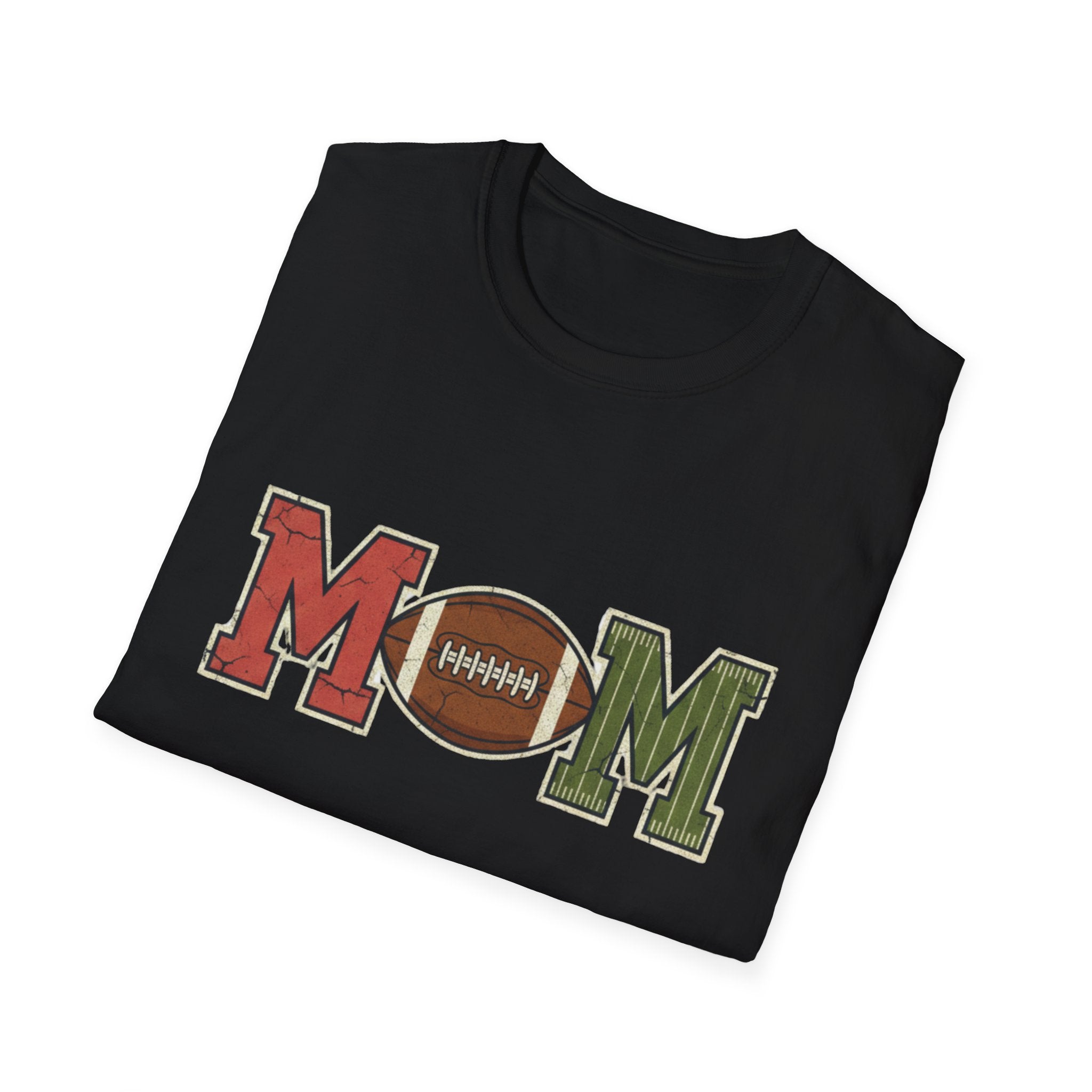 Love MOM with football T-Shirt