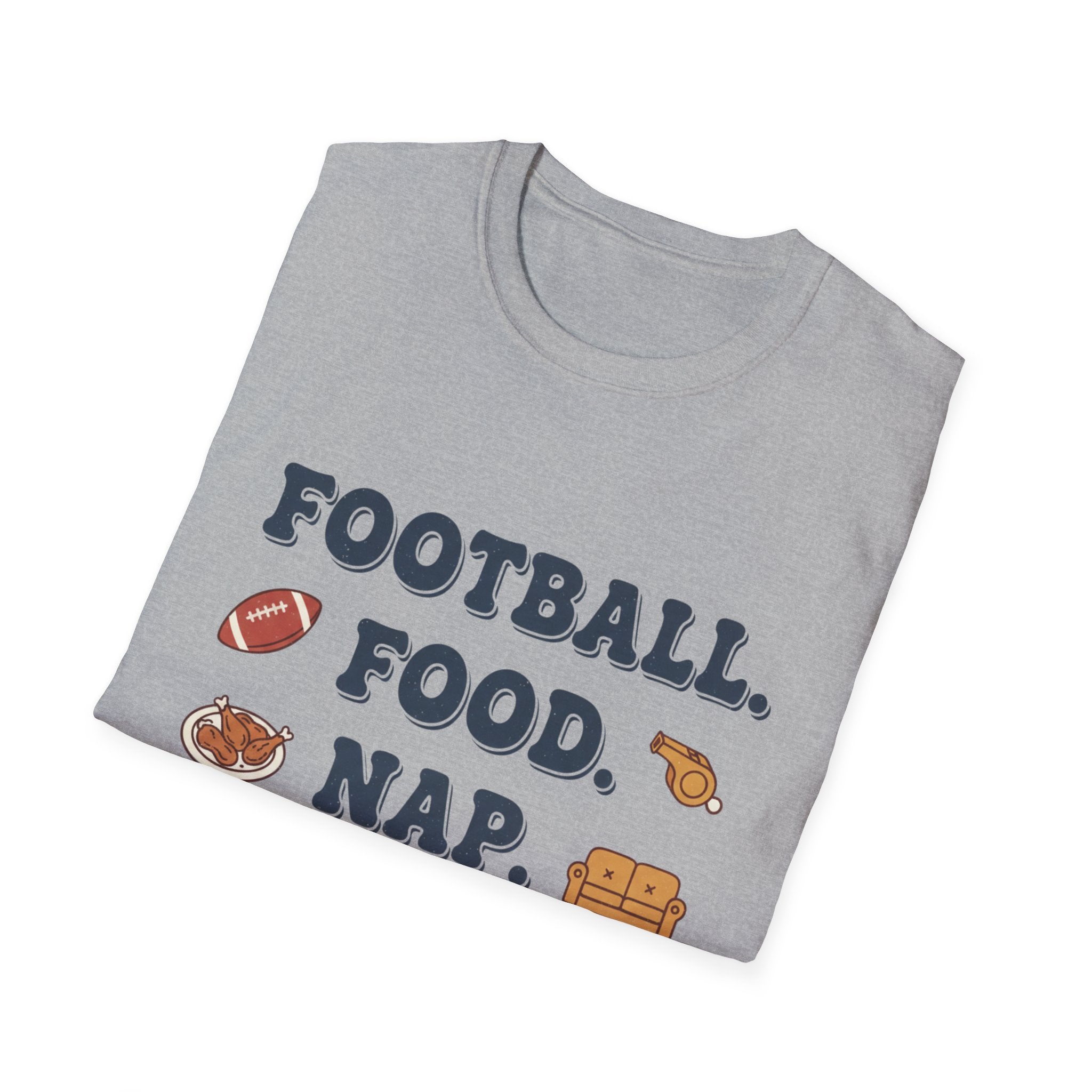 Football Food Snap Funny T-Shirt